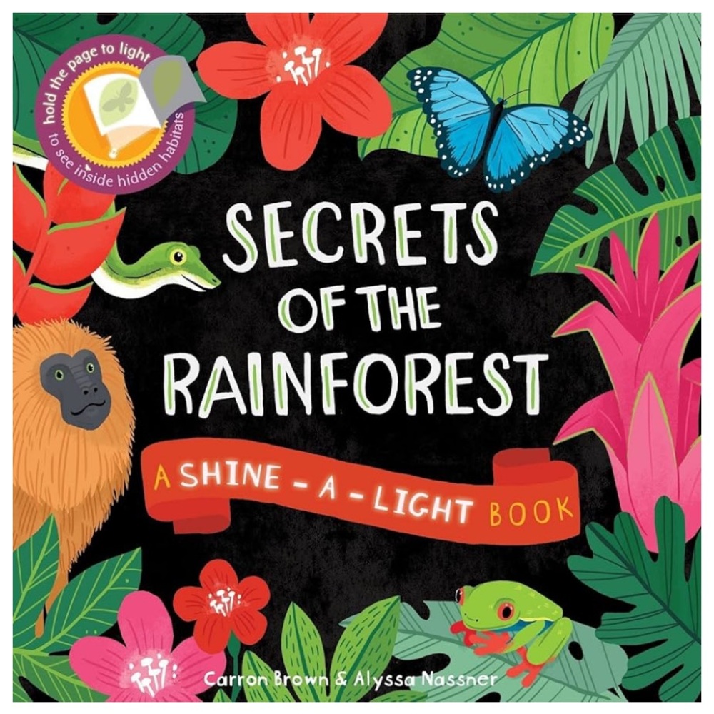 ✅ 5 for $25 - Book: Shine-A-Light Rain Forest Hardcover